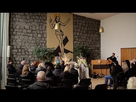 Komm großer schwarzer Vogel L  Hirsch | Live Musik Cover auf Beerdigung | Lampertheim Friedhof - Notenstrauss Live Performance