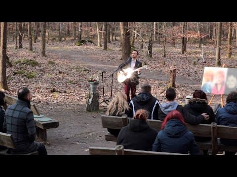 So wie du warst (Unheilig) Unplugged Beerdigung live | Friedwald bei Mannheim | persönliche Trauer - Notenstrauss Live Performance
