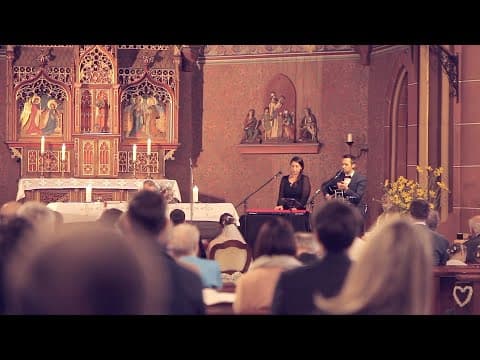 Book of love Unplugged live Hochzeit Traugottesdienst Merzig Kirche Musikduo - Notenstrauss Live Performance
