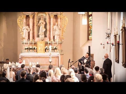 Du und ich Mark Forster Lied zur Hochzeit Worms Kirche Maria Himmelskron - Notenstrauss Live Performance