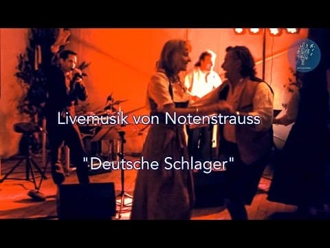 Party Livemusik - Deutsche Schlager Mix | HEIDELBERG MAINZ PFALZ STUTTGART - Notenstrauss Live Performance